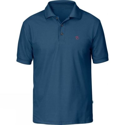 Camisa Fjallraven Crowley Piqué Hombre - Azules - Chile FLV021785